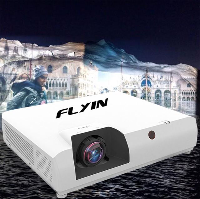 2025 Flyin CS7U WUXGA 3LCD Laser Short Throw Projector 7000 ANSI Lumens Digital Zoom for Business & Education
