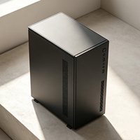 Boîtier PC Gaming H7 Mini Tower ITX MATX pour GPU long, support HDD 3.5, panneau latéral en verre trempé RGB, châssis DIY
