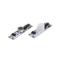 Suministro de tiras de luces LED con control de luz, guirnaldas de luces y módulos de interruptores con sensor infrarrojo 4010 con tiempo de retardo de 0 a 5V-12V
