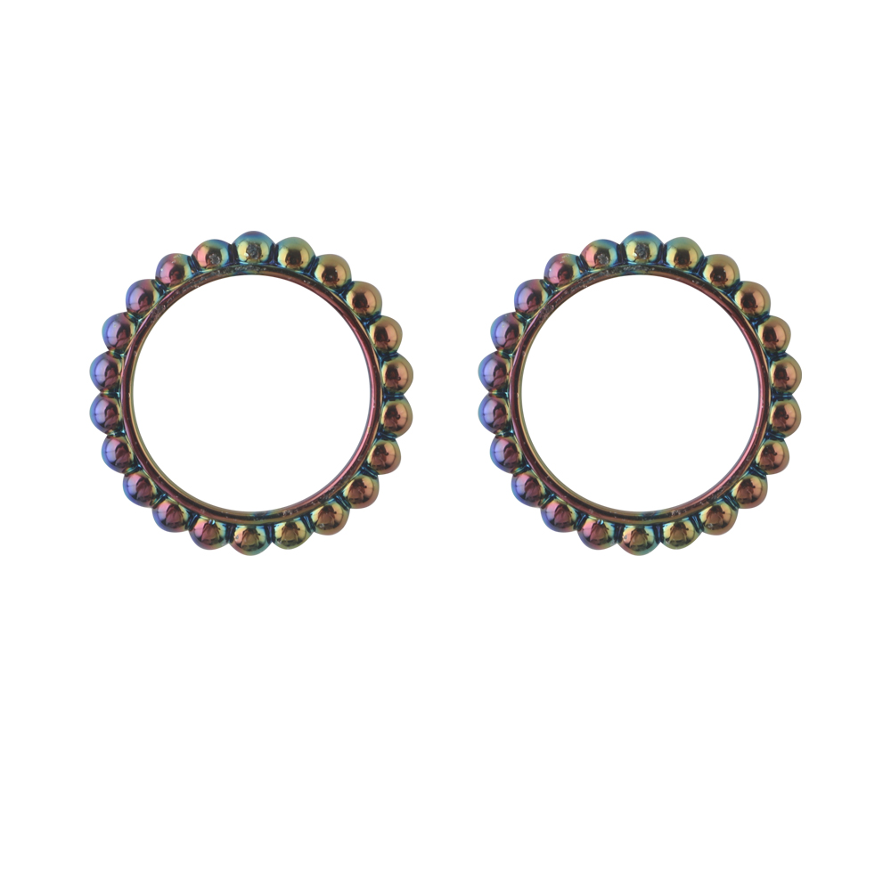 round ring Iridescent