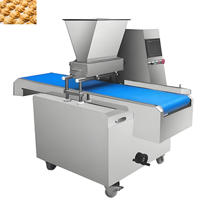 Nouvelle Machine Commerciale Automatique de Dépose de Biscuits <span class=keywords><strong>pour</strong></span> Boulangerie, en Acier Inoxydable 304, avec Bande Transporteuse en PU, Écran Tactile et Coupe-Fil, Haute Productivité - Product Image 1