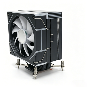 ฮีทซิงค์ซีพียูแบบทาวเวอร์ขนาด 120 มม. 4 ฮีทไปป์ ARGB เงียบ พร้อมฮีทไปป์ทองแดง รองรับการซิงค์ 5V ARGB ใช้งานร่วมกับ Intel LGA1851/1700 และ AMD - Product Image 5