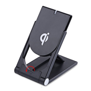 Hot Selling Portable All-In-1 Dual Coils Charger Waterproof <b>Phone</b> <b>Stand</b> Charger <b>for</b> Smart <b>Phone</b> Watch Foldable ABS Desks - Product Image 2