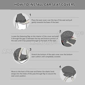 Housses de siège de voiture universelles avec impression d'animaux 3D, loup, accessoires de style automobile, housse de siège complète, protection de siège, accessoires intérieurs - Product Image 4