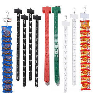 Retail 12 <b>Hook</b> Retail Hanging Plastic Merchandising Clip <b>Display</b> Clips Strips - Product Image 5