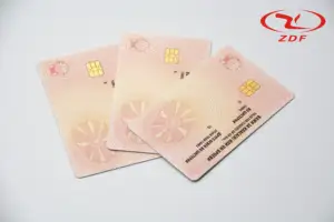 경쟁력있는 가격 FM4442/ISSI4442 (PET 또는 PVC) 접촉 가능 인쇄 카드 중국 은행 공급 업체 용 IC 칩 카드