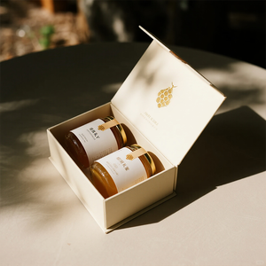 Hộp giấy in thiết kế tùy chỉnh, kiểu sách, sang trọng, dùng để trưng bày tổ chim, mứt, cà vạt, mật ong, chất liệu giấy bìa cứng - Product Image 6