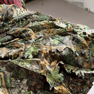 Combinaison de camouflage Ghillie pour la photographie et l'observation des oiseaux, avec camouflage à feuilles 3D, en polyester respirant - Product Image 3