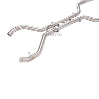 Système d'échappement intermédiaire de type H OEM pour Mercedes-Benz SL63 AMG R231 5.5L V8 M157 en acier inoxydable 304, avec collecteur d'échappement direct isolé