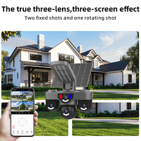Wistino V380 Outdoor AOV 4G Solar Surveillance Camera Color Night Vision Cctv Camera 4g Solar Street Light