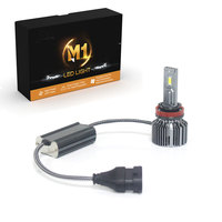 2025 phare Led M1 Pro 75W 7500lm 6000K 12V haute lumen Auto LED lampes H4 H11 9005 9006 9012 H7 D2 phares de voiture