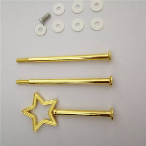 อุปกรณ์ฮาร์ดแวร์ตั้งคัพเค้กโลหะแบบ<span class=keywords><strong>ดึง</strong></span>ที่จับถาดเสิร์ฟคัพเค้ก - Product Image 4