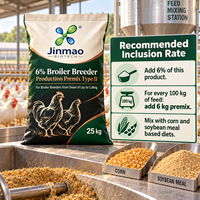 Additif pour poulets/poules Jinmao 6% – Minéraux, oligo-éléments, vitamines et enzymes de qualité alimentaire pour l'élevage de poulets de chair – Promotion de la nutrition avicole