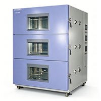 Horno de Alta Temperatura de Tres Capas, Tres Cámaras Independientes, Alta Precisión, Protección IP66, Ahorro de Energía, Envejecimiento Industrial, 1 Año de Garantía