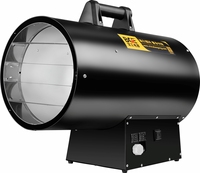 Chauffage au gaz portable BGE 55KW écologique, chauffage industriel au GPL à air forcé, débit d'air élevé 2000m³/h, propane réglable pour espaces