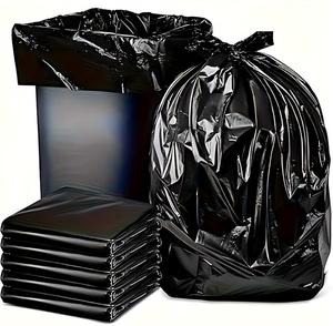 ถุงขยะสีดำ HuamaohengchunDuty - ทนทานต่อการรั่วซึมและแข็งแรง เหมาะสำหรับใช้งานกลางแจ้ง - Product Image 3