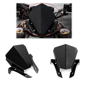 De fibra de carbono frente Deflector de viento parabrisas motocicleta accesorios de la motocicleta para Yamaha MT <span class=keywords><strong>07</strong></span> MT07 <span class=keywords><strong>FZ</strong></span> <span class=keywords><strong>07</strong></span> FZ07 2013- 2016 - Product Image 1