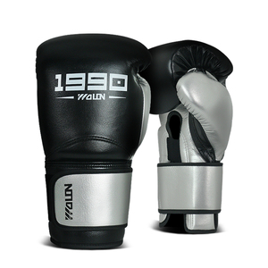 Gants de boxe Wolon personnalisés, durables et respirants, avec fermeture intégrale pour les doigts, en cuir Wolon, tailles 10oz-16oz pour l'entraînement - Product Image 1
