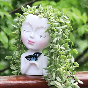 Z09707A Wholesale Cheap Decorations Vintage Plant Pot Mini Bulk Home Goods Bird Flower Pot for Sale garden pots & planters