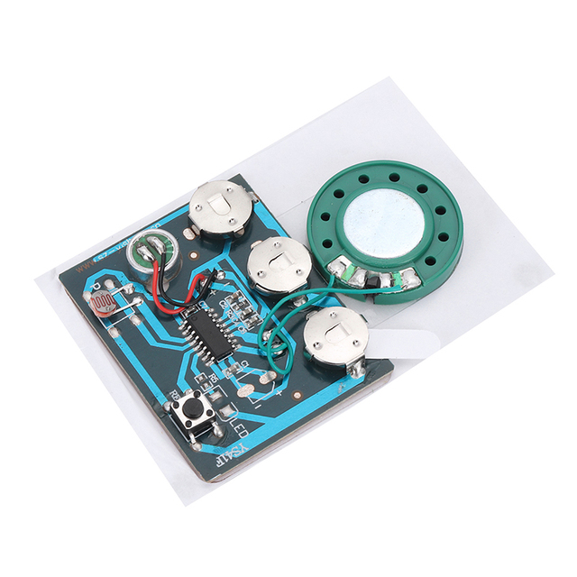 New Electronic Component 30S Photosensitive Sound Voice Audio Music Recordable Recorder Board Chip Programmable Music Module