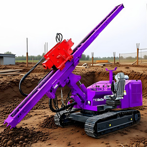 Foreuse de pieux à 360 degrés pour forage de trous, équipement de construction de fondations, machine de battage de pieux à vendre - Product Image 3