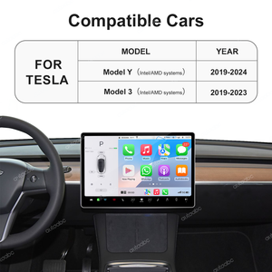 Modul Antarmuka Decoder Wireless CarPlay Android Auto AUTOABC untuk Tesla Model 3/Y 2019-2024 dengan WiFi/Bluetooth Terintegrasi dan Kabel Reverse Plug - Product Image 3