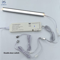 Guangshuo Kabinet Pintar Dua Pintu/Panel Dinding Saklar Sensor Tubuh Manusia Kontrol Induktor DC12-24V Jarak Deteksi 2-4m Nilai IP21