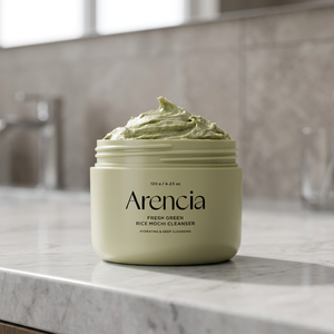 Crème Mochi au Thé Vert Arencia 120g – Soin Coréen Hydratant et Nettoyant en Profondeur pour les Pores, Parfumé, pour Femmes Adultes - Product Image 3