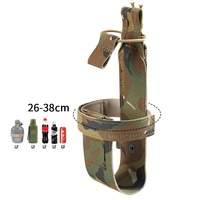 Porte-bouteille d'eau en nylon léger et réglable, pochette minimaliste Molle, porte-bouteille tactique pour la randonnée