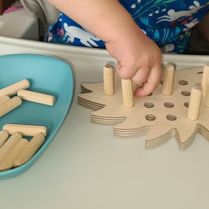 Jouets éducatifs durables en bois de hérisson sensoriel Montessori pour les tout-petits Type de lit moderne pour une utilisation à la ferme - Product Image 6