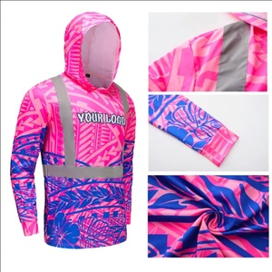 High Vis <b>Reflective</b> Safety Fishing Wear Safety Construction Safety Fishing Hoodie Night Fishing Wear - Product Image 4