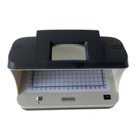 Black High Quality Portable Multi-Function UV/Magnetic/Infrared Counterfeit Detector 5x Magnifying Glass LED Display 900
