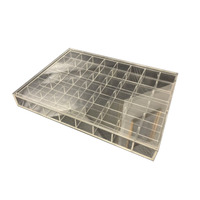 Boîtes en acrylique transparentes personnalisées avec couvercles coulissants, exquises et abordables, épaisseur 3 mm