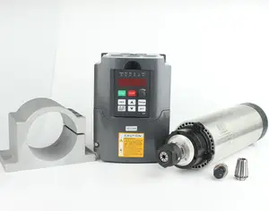 0.8kw Luchtgekoelde Spindel Motor Kit Er11 Frezen Spindel Motor Met Vfd 65Mm Klem