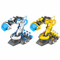 Kit de construction de bras robotique hydraulique 3 en 1, 220 pièces, assemblage DIY, jouet scientifique et d'ingénierie pour enfants de 8 ans et plus