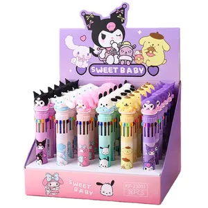 36pcs/box Pressing Neutral Pen Cute Pochacco Cartoon Student New cartoon cute little girl black press neuter pen sets