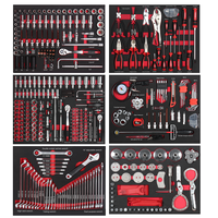 Promotion Usine : Servante d'Atelier 7 Tiroirs Robuste avec 386 Outils, Coffre de Rangement et Meuble d'Atelier