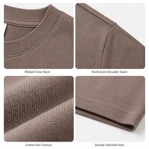 T-Shirt Oversize da <span class=keywords><strong>Uomo</strong></span> in Cotone 100% Pesante con Stampa Grafica Personalizzata, Magliette Bianche da <span class=keywords><strong>Uomo</strong></span> per Stampa - Product Image 3