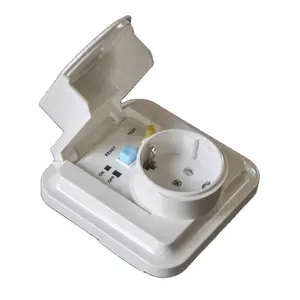 Ip44 Prcd 6ma 10ma 16a Lekkage Bescherming Europa Socket