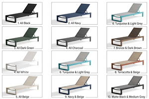 <span class=keywords><strong>Tumbona</strong></span> <span class=keywords><strong>de</strong></span> Exterior Darwin <span class=keywords><strong>de</strong></span> Foshan, Moderna, <span class=keywords><strong>de</strong></span> Aluminio y Malla, <span class=keywords><strong>con</strong></span> <span class=keywords><strong>Ruedas</strong></span>, Ajustable, Precio al por Mayor, para Hotel, <span class=keywords><strong>Playa</strong></span>, Piscina - Product Image 6