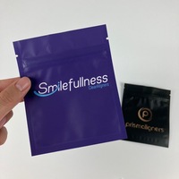 Sacs d'aligneurs personnalisés avec impression, sacs d'emballage dentaire transparents, sacs refermables à fermeture éclair, sacs en mylar pour blanchiment des dents, sacs de nettoyage pour aligneurs