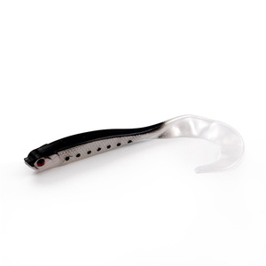 Soft Fishing Lure 55mm 75mm 100m Soft Plastic Grub Soft Jerk Bait Freshwater Fishing Lure