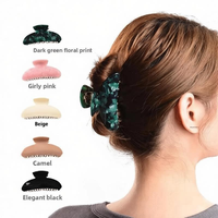 Grande pince à cheveux tendance en forme de griffe, nouvelle pince requin pour l'arrière de la tête, populaire sur internet, vente en gros