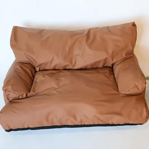 Hochwertiges All-Season-Leder-Haustier <span class=keywords><strong>nest</strong></span> Solides Muster Grenz überschreiten des Design Neues Kissen-Sofa-<span class=keywords><strong>Nest</strong></span> für Katzen Hunde Haustier matten polster - Product Image 3