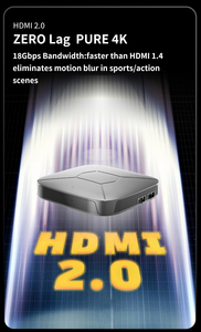 TV Box Android OEM 4K HDR10 Amlogic S905 WiFi de Doble Banda BT Control Remoto por Voz 2+8GB Memoria Hardware de Molde Privado Decodificador para YouTube - Product Image 6