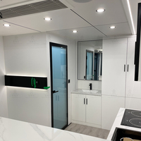 Nouveau Style Bateau Flottant Conteneur Préfabriqué Hôtel Maison Sur L'eau Flottant Hôtel Péniche Pour Hôtel