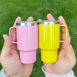 Vaso de Acero Inoxidable Mini de 3oz con Tapa y Pajita para Whisky, Tequila, Vodka, en Colores Macaron, Sublimable - Product Image 3