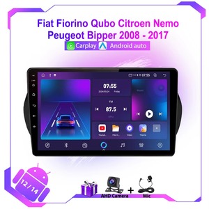 Lecteur multimédia WIFI Android Auto pour Fiat Fiorino Qubo Citroën Nemo Peugeot Bipper 2008-2017 <span class=keywords><strong>Autoradio</strong></span> Carplay Vidéo Stéréo - Product Image 2