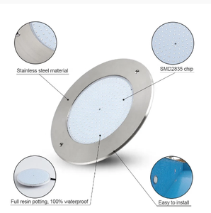 Coolwhite piscina de hormigón <span class=keywords><strong>LED</strong></span> luz subacuática para piscina <span class=keywords><strong>luces</strong></span> <span class=keywords><strong>LED</strong></span> <span class=keywords><strong>sumergibles</strong></span> para piscina 12V AC DC - Product Image 4