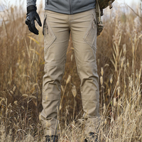 Pantalon cargo tactique de haute qualité, pantalon camouflage pour homme, mélange de coton, pantalon lumineux, pantalon de randonnée en plein air, pantalon de travail